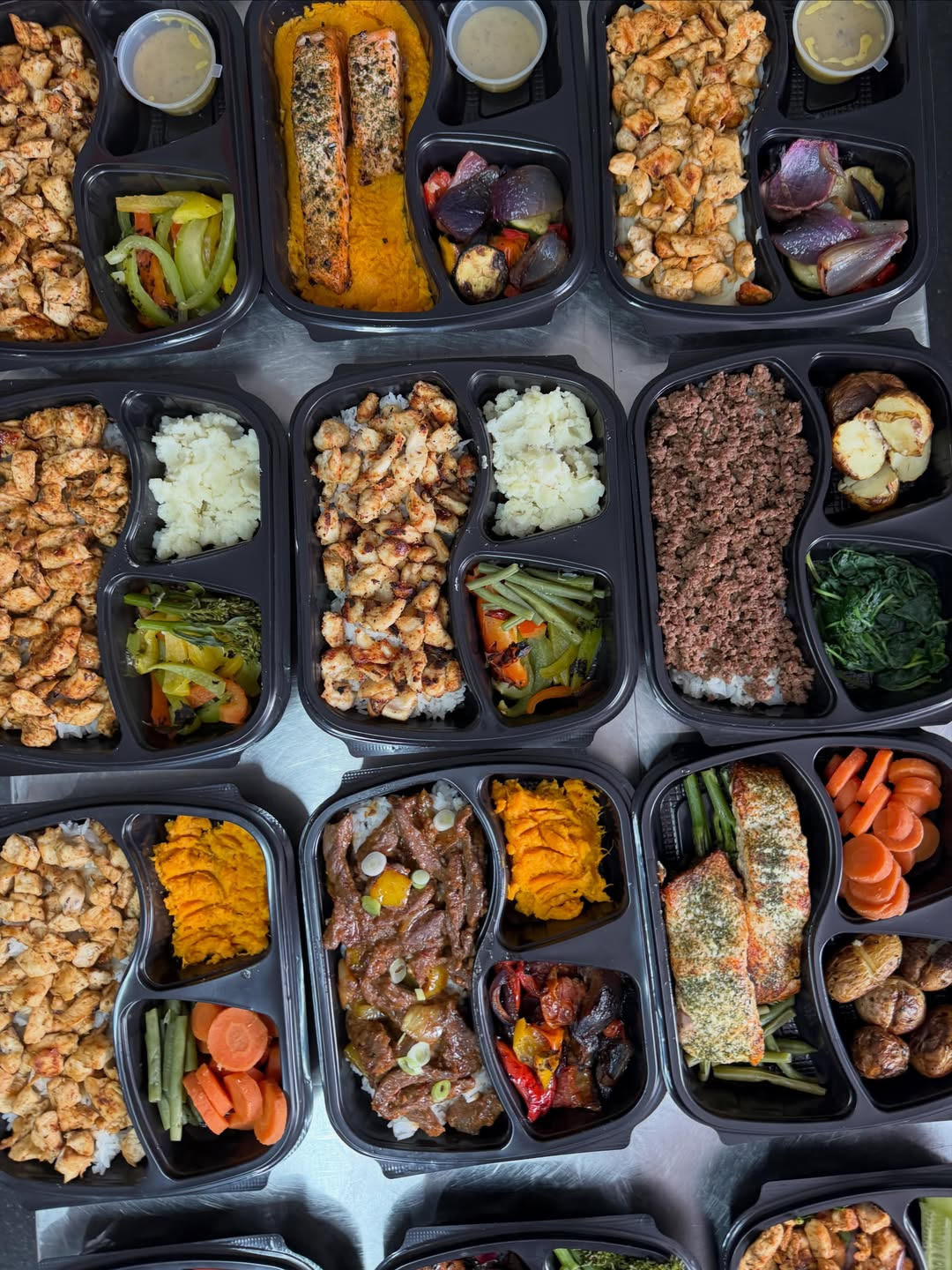 Selection of Fuel Lab meal prep boxes